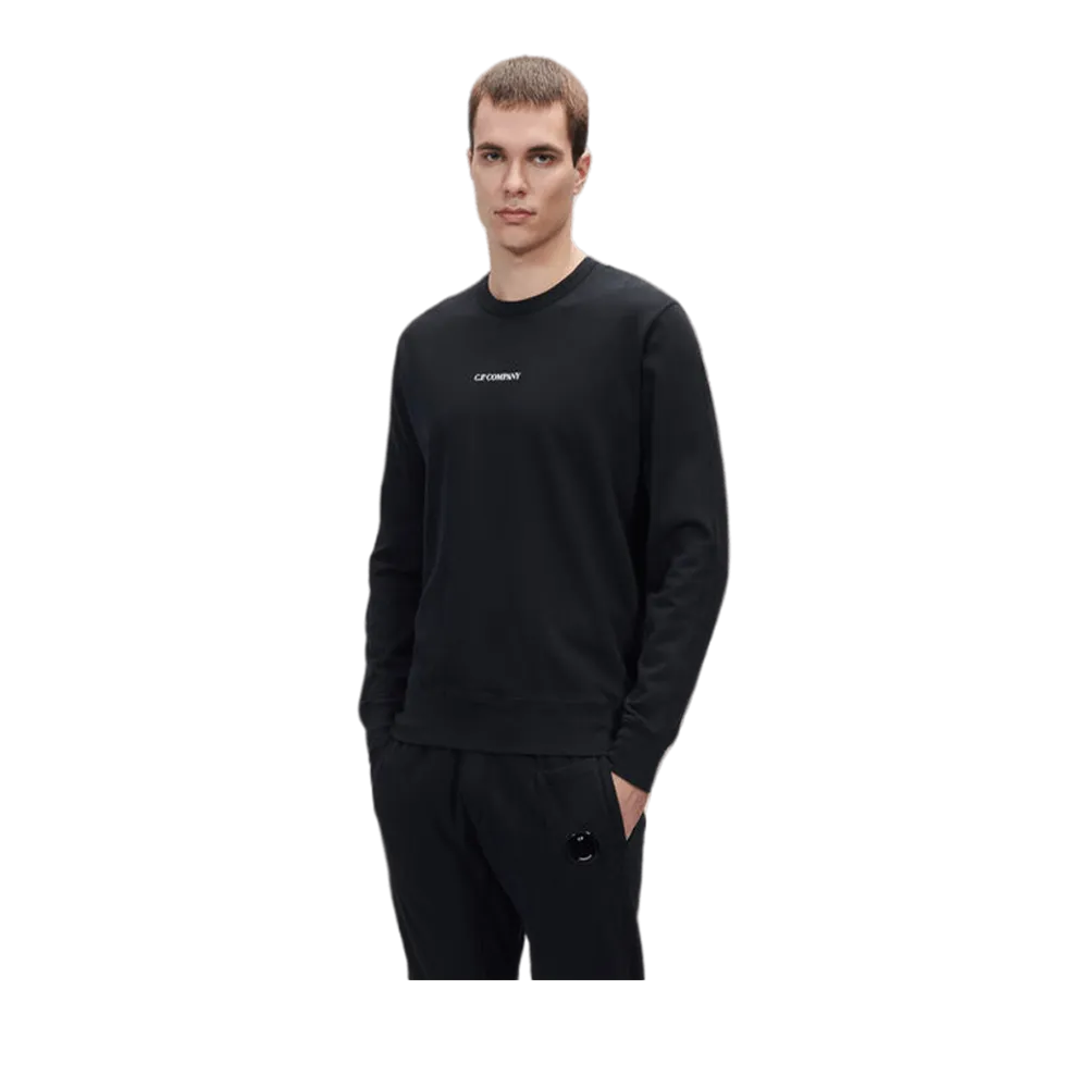 C.P. COMPANY SWEATSHIRTS CREW NECK BLACK MEN 14CMSS132A002256G999