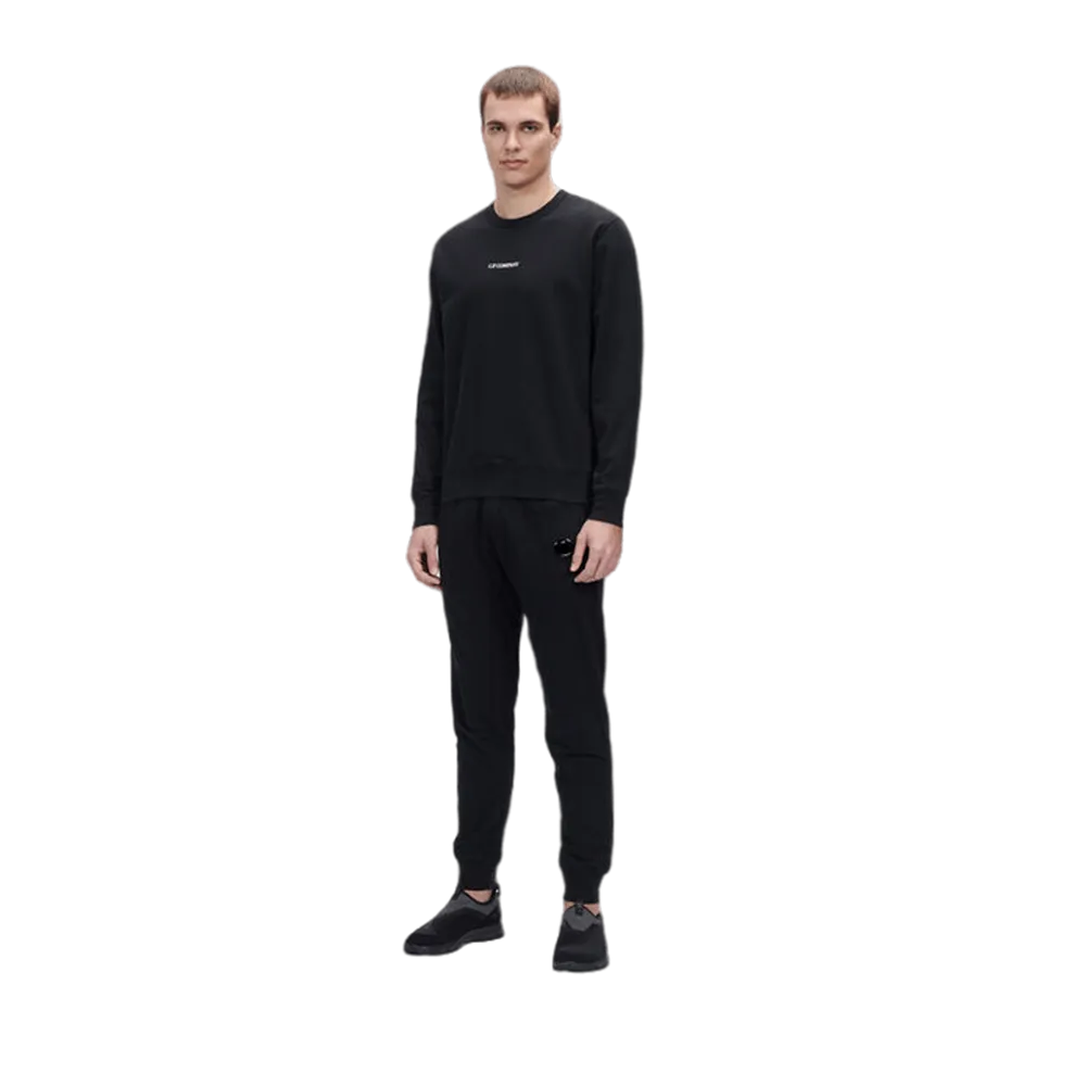 C.P. COMPANY SWEATSHIRTS CREW NECK BLACK MEN 14CMSS132A002256G999