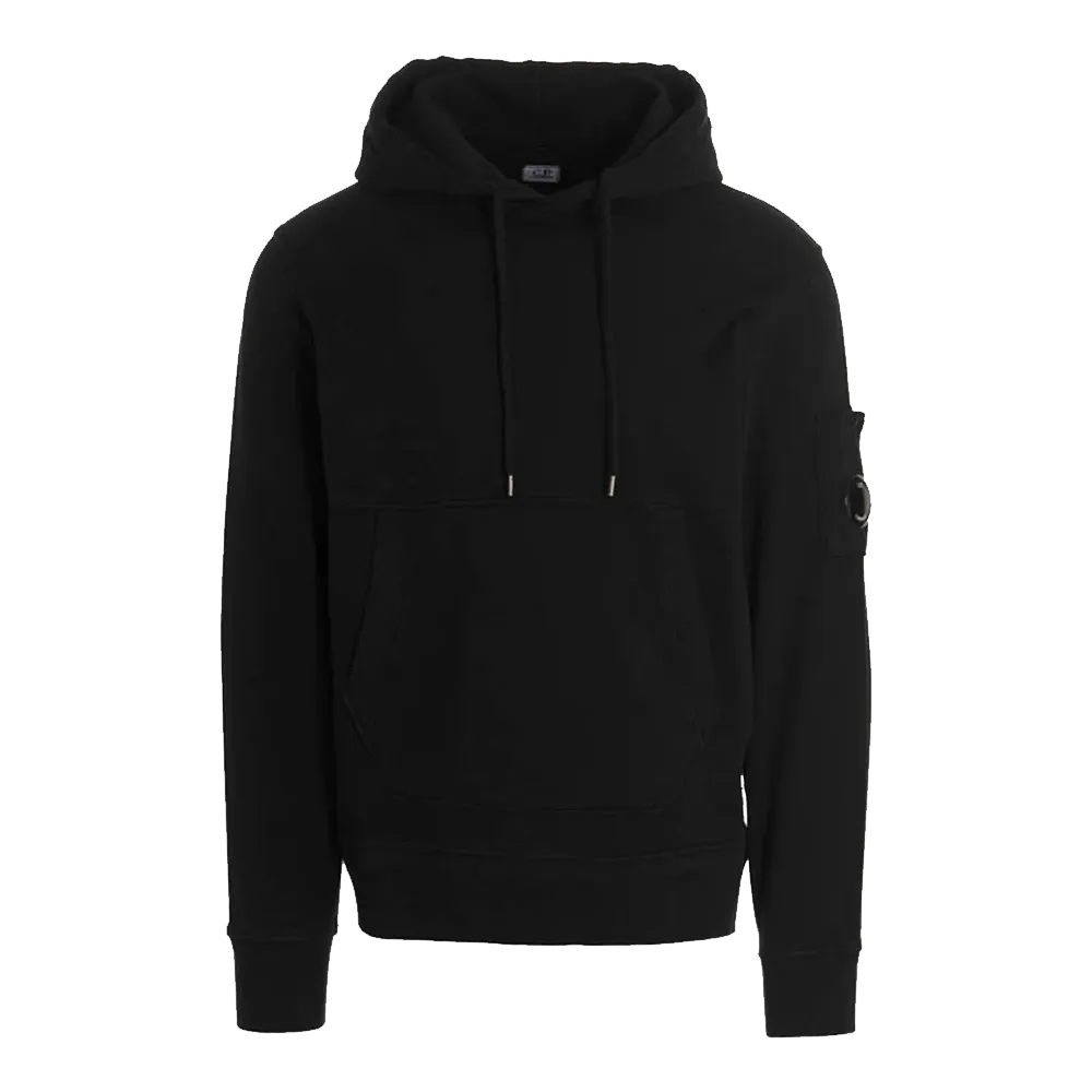 C.P. COMPANY SWEATSHIRTS SWEAT HOODED BLACK MEN 14CMSS137A005398G999