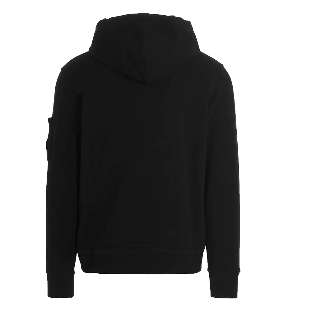 C.P. COMPANY SWEATSHIRTS SWEAT HOODED BLACK MEN 14CMSS137A005398G999