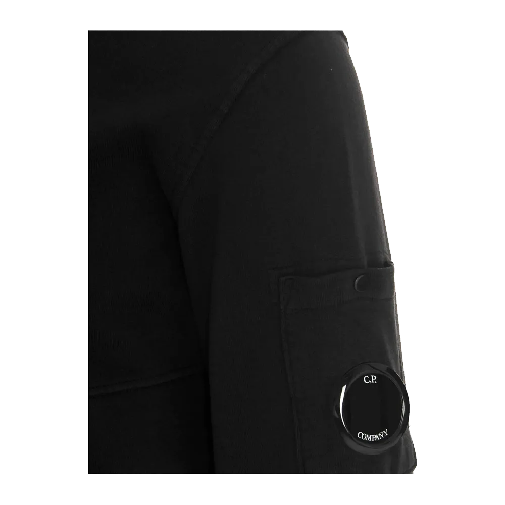 C.P. COMPANY SWEATSHIRTS SWEAT HOODED BLACK MEN 14CMSS137A005398G999