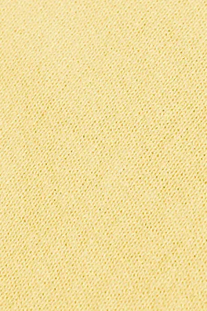 Cárdigan amarillo suave de punto con botonadura y logo bordado Rigby Go