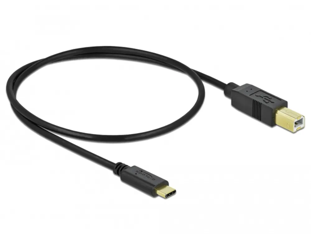 DELOCK 83328 CABLE USB 2.0 TIPOC A TIPOB 0,5 M