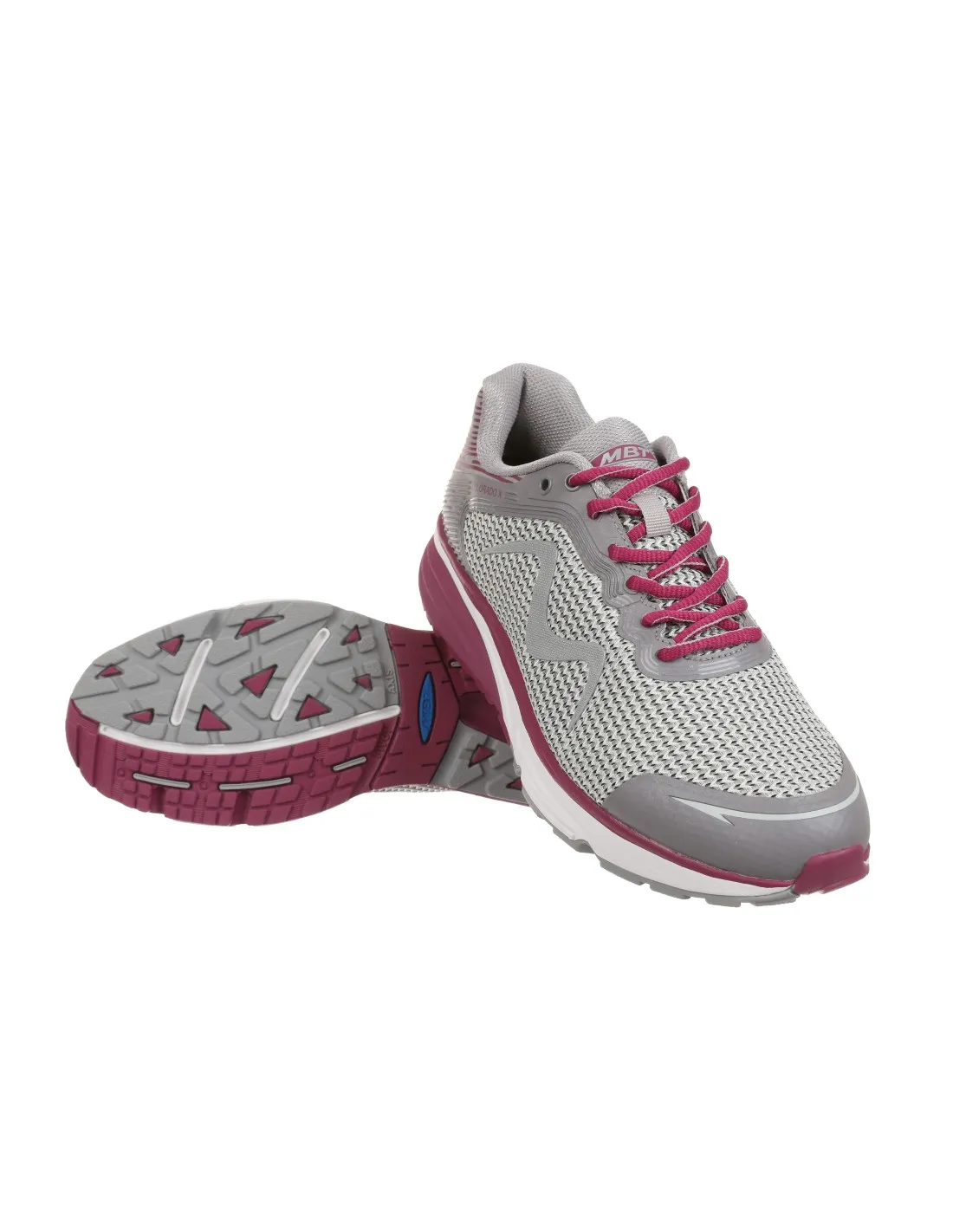 DEPORTIVA CASUAL ESTAMPADO ZICZAC GRIS PARA MUJER MBT
