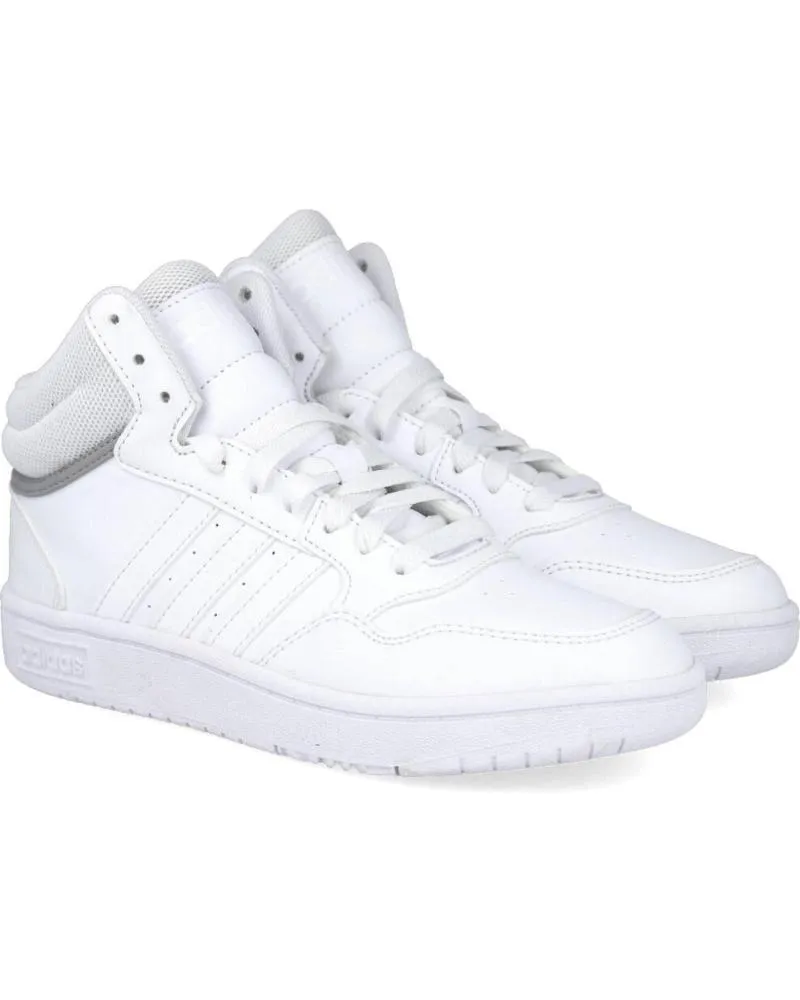 Deportivas de Niño ADIDAS GW0401 NINO HOOP MID 3 0 K BLANCO
