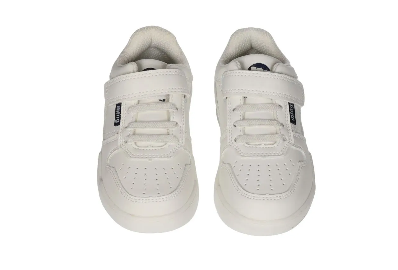 Deportivo Velcro/cordon Blanco Pala Picada