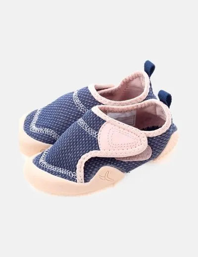 Domyos Escarpín bicolor velcro