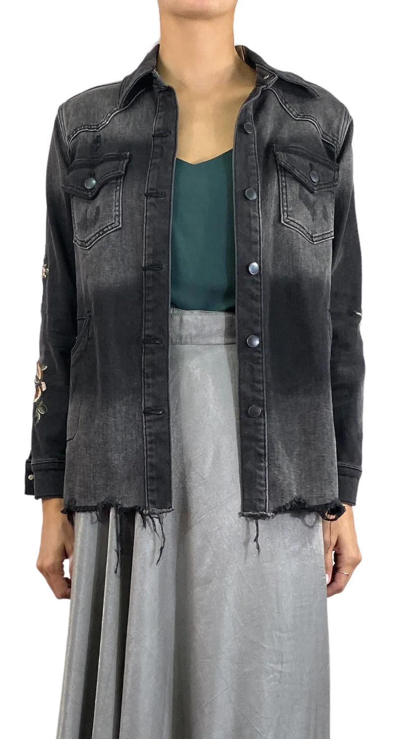 DRIFTWOOD Chaqueta Denim Negra
