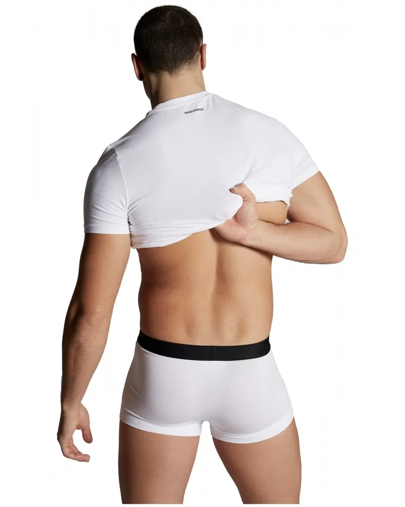 DSQUARED2  PACK 2 BóXER DE ALGODóN CON LOGO EN CINTURILLA