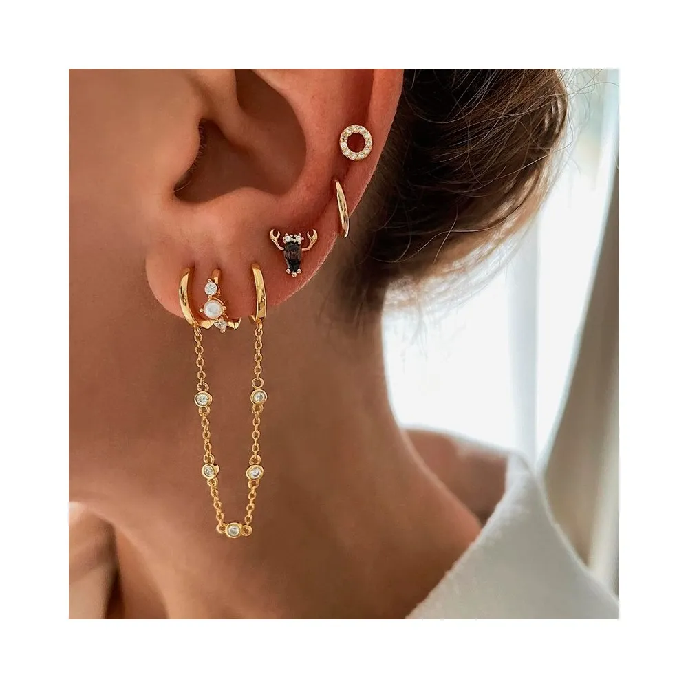 Ear Cuff Liso Oro