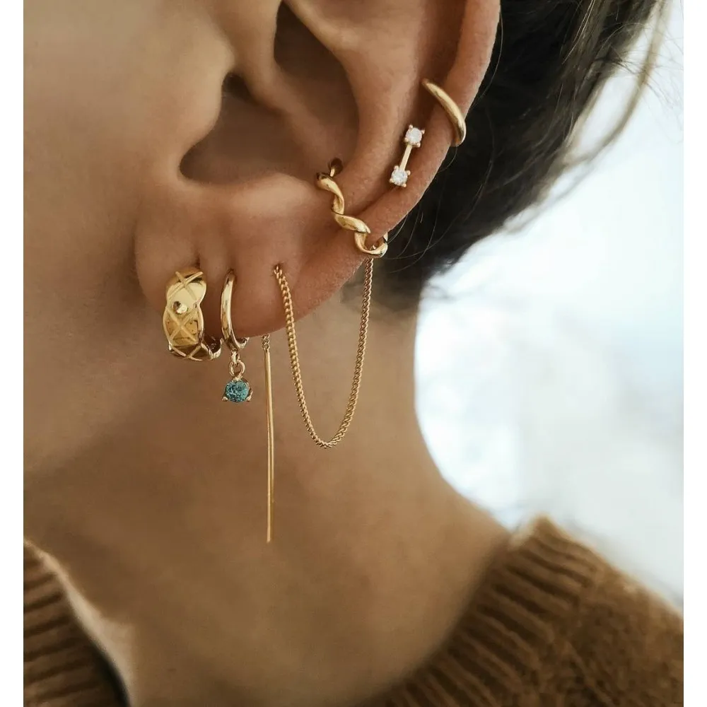Ear Cuff Liso Oro