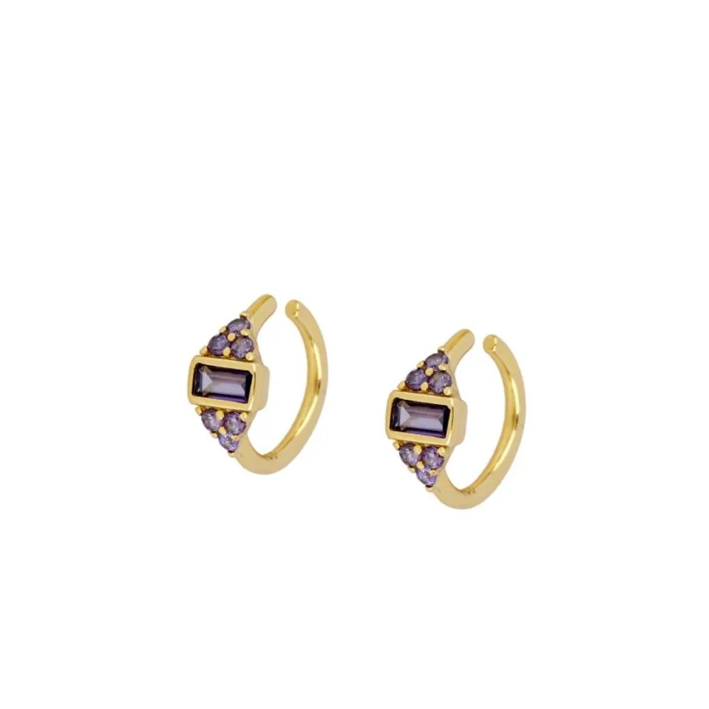 Ear Cuff Mini Provence Lavanda oro