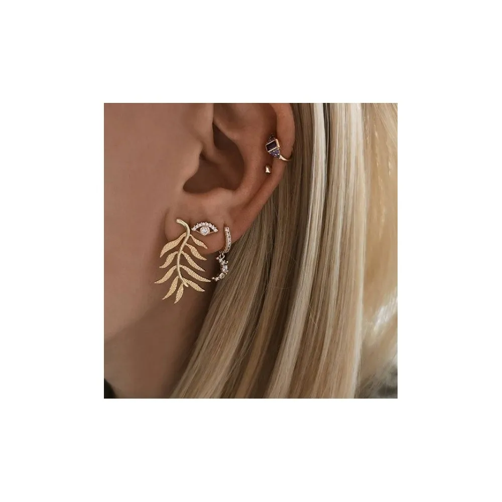Ear Cuff Mini Provence Lavanda oro