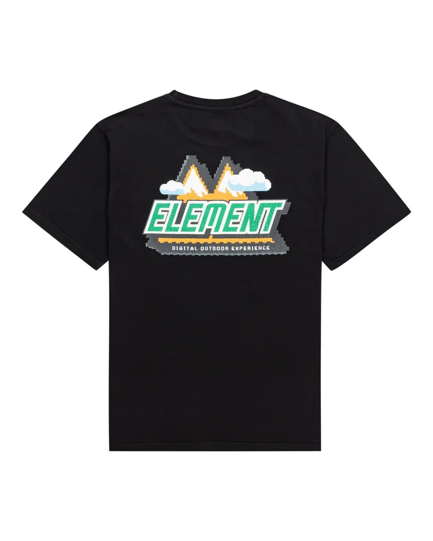 ELEMENT DIGITAL OUTDOOR  TEES FLINT BLACK