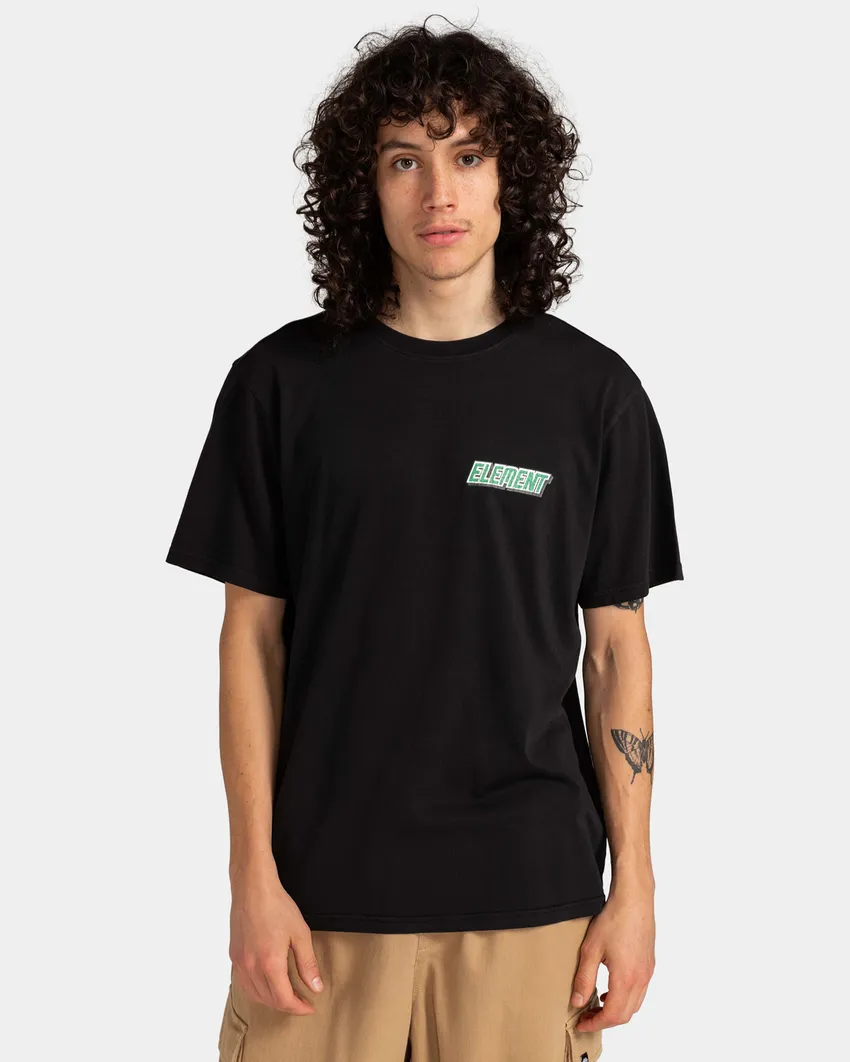 ELEMENT DIGITAL OUTDOOR  TEES FLINT BLACK