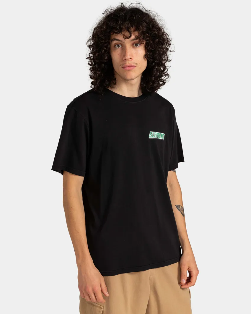 ELEMENT DIGITAL OUTDOOR  TEES FLINT BLACK