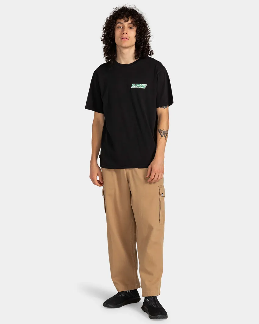 ELEMENT DIGITAL OUTDOOR  TEES FLINT BLACK