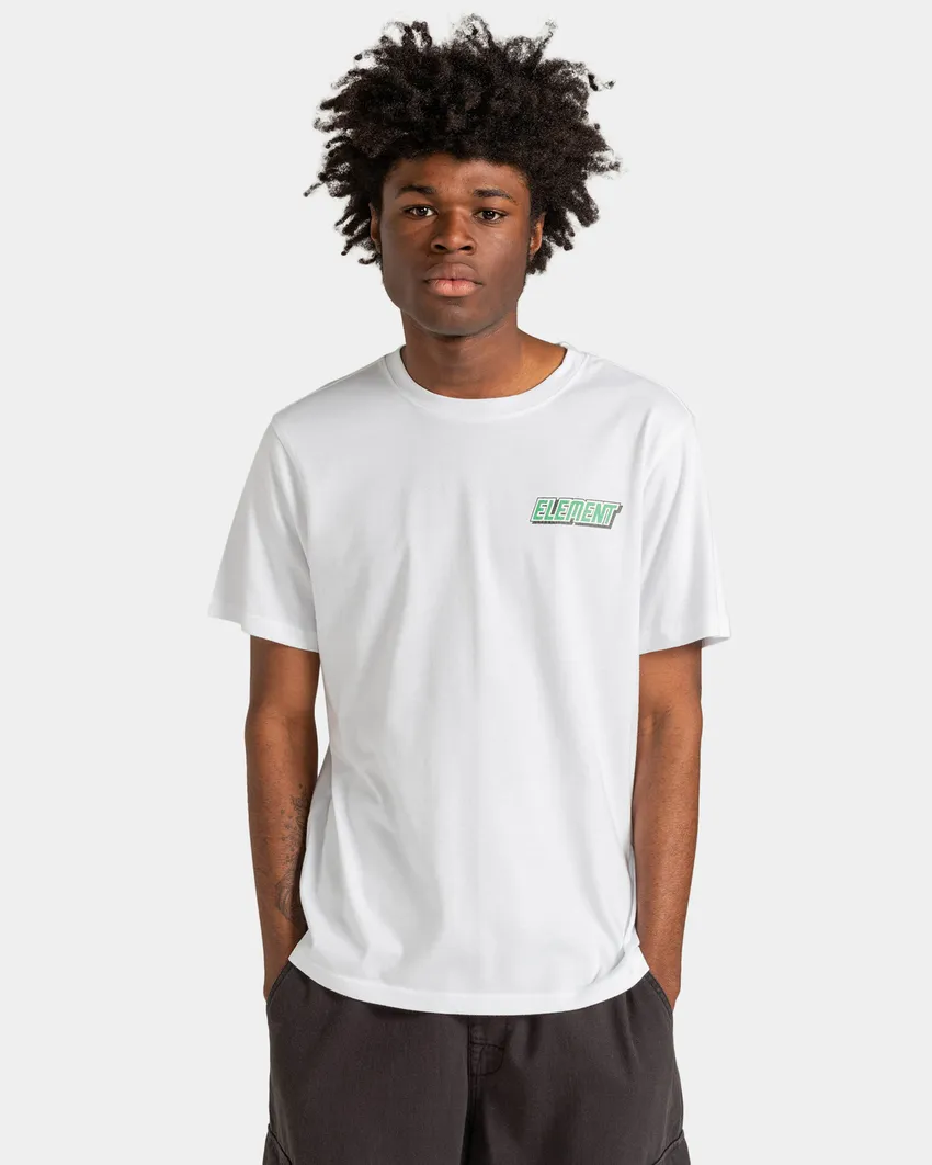 ELEMENT DIGITAL OUTDOOR  TEES OPTIC WHITE