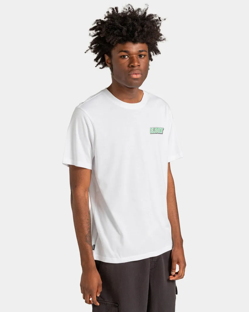 ELEMENT DIGITAL OUTDOOR  TEES OPTIC WHITE