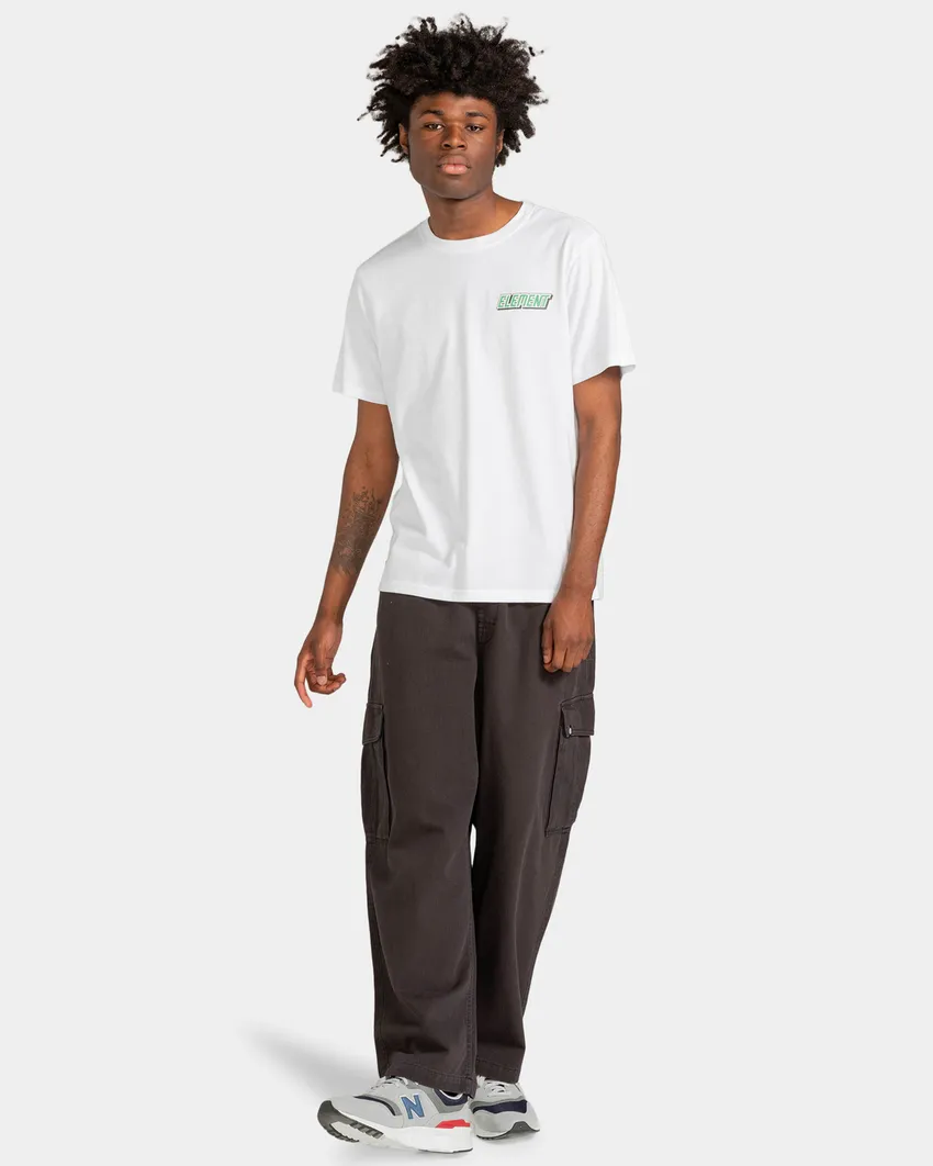 ELEMENT DIGITAL OUTDOOR  TEES OPTIC WHITE
