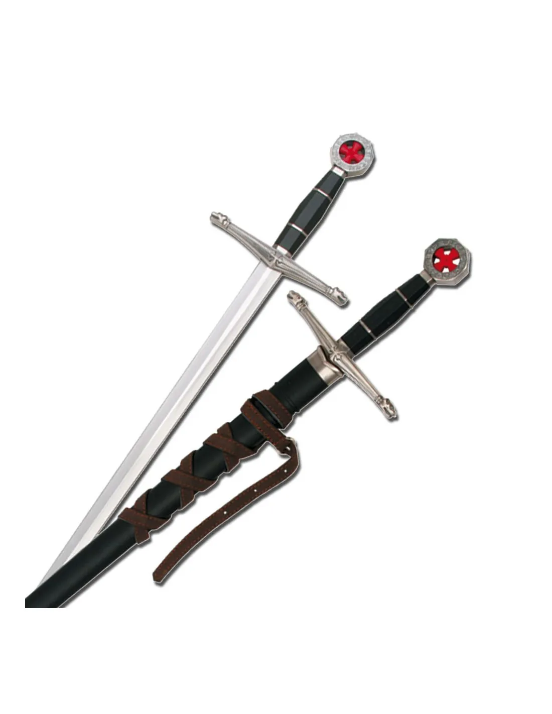 Espada templaria infantil con vaina