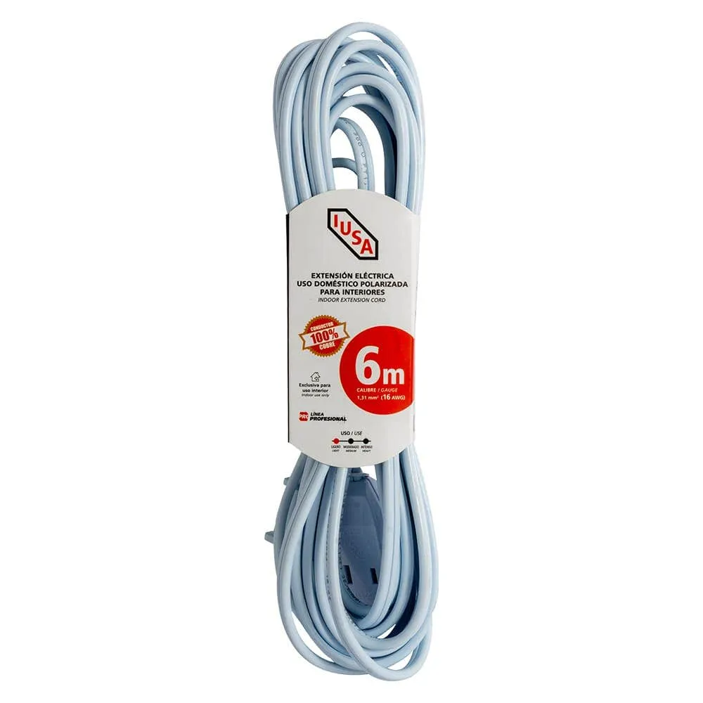 Extension Blanca Doméstica, IUSA, con Fajilla 6 M