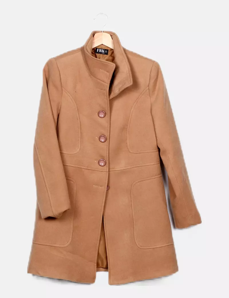 Faruk Chaquetón camel casual