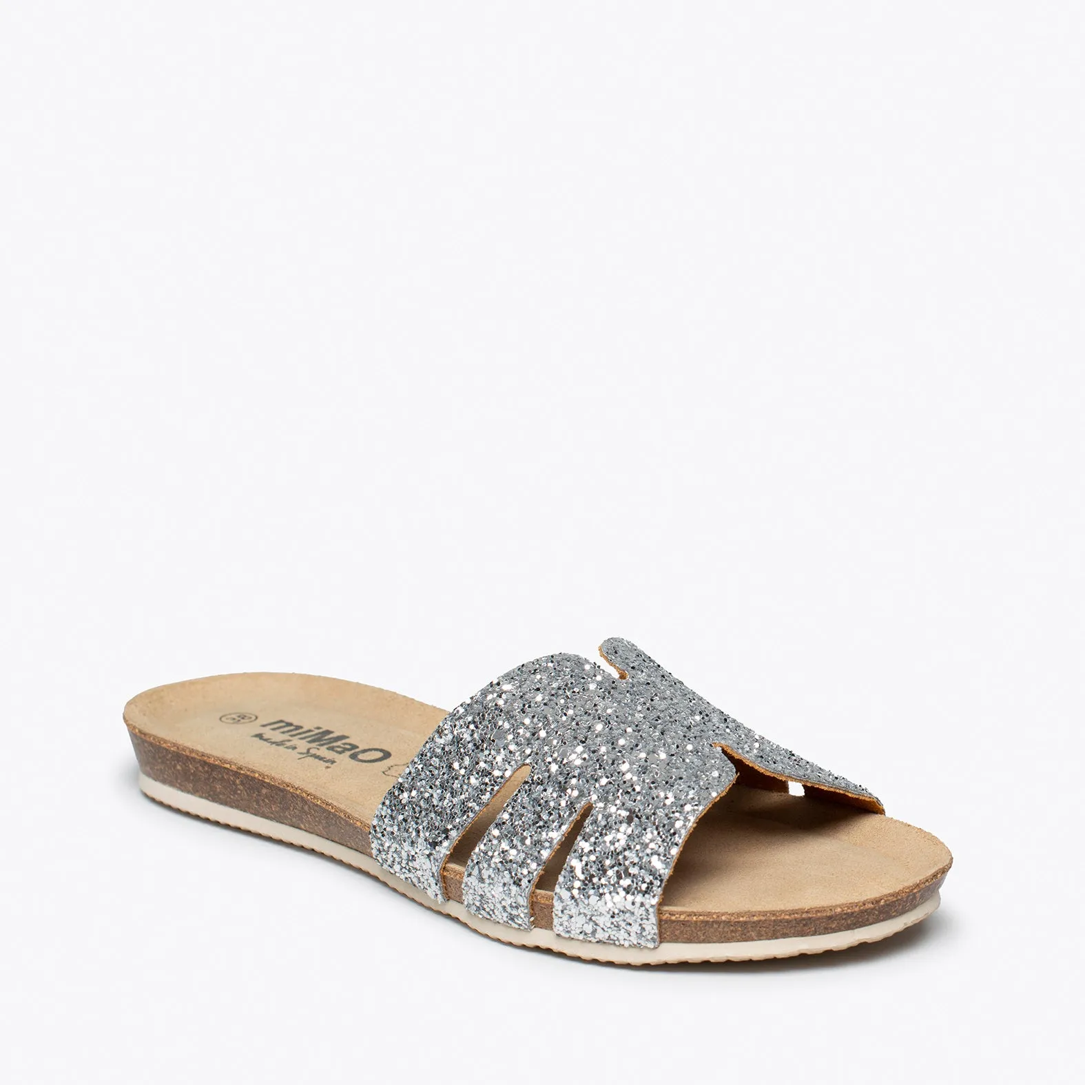 FASHION  PALAS PLATEADAS GLITTER DE MUJER BIO
