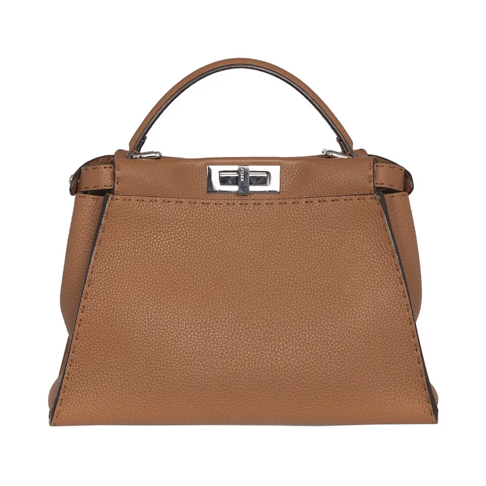 Fendi Bolso Peekaboo Regular Toffee