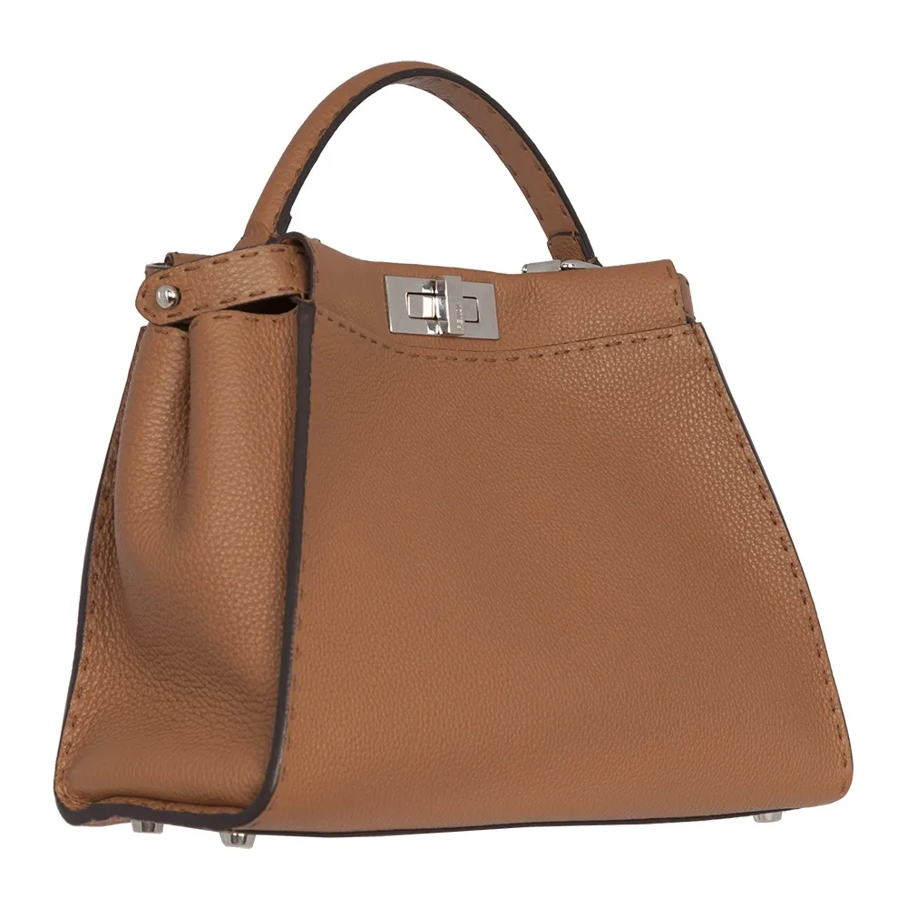 Fendi Bolso Peekaboo Regular Toffee