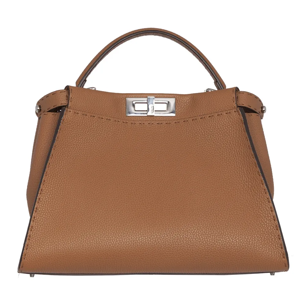 Fendi Bolso Peekaboo Regular Toffee