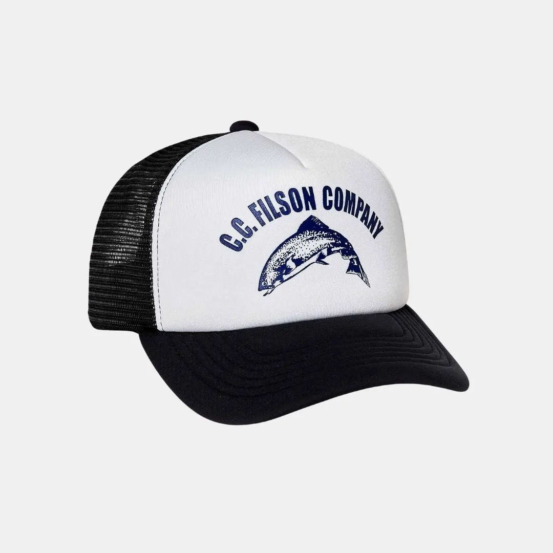 Filson Mesh Harvester Cap White Fisherman's