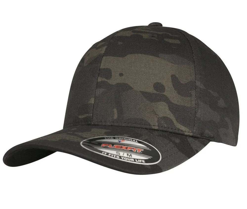 FLEXFIT 6277MC  CAMOUFLAGE CAP  BLACK MULTICAM®