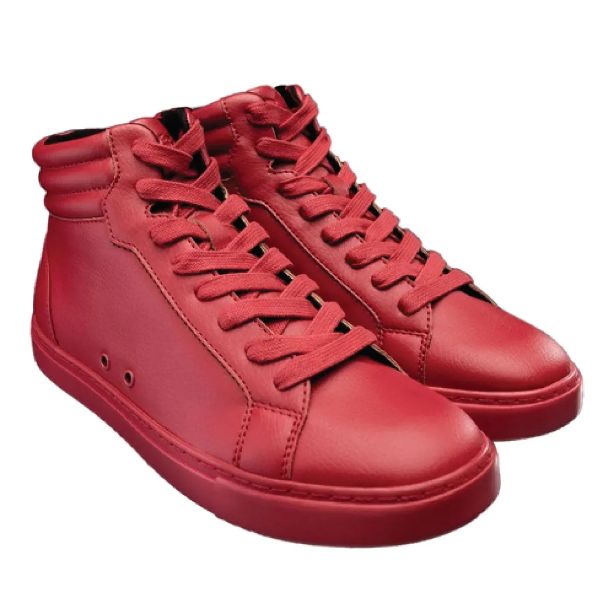 FUEGO HIGHTOP DANCE SNEAKERS EN ROJO