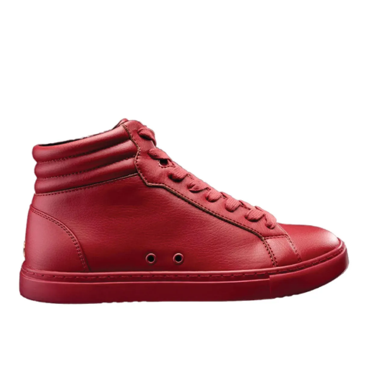 FUEGO HIGHTOP DANCE SNEAKERS EN ROJO