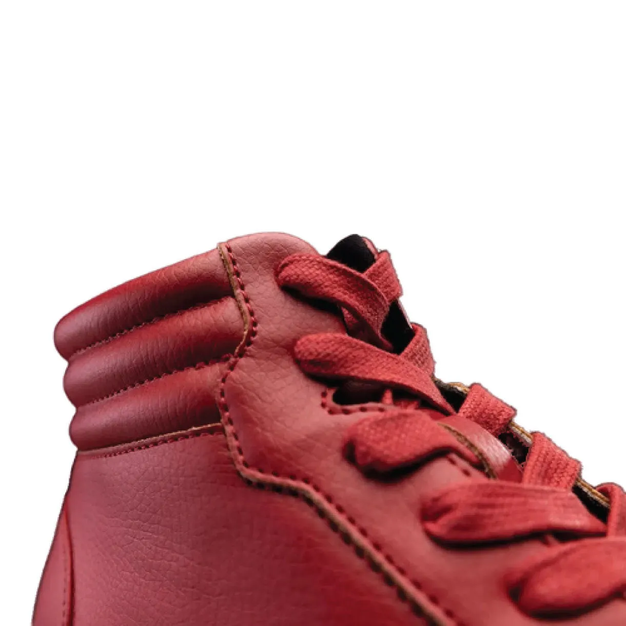 FUEGO HIGHTOP DANCE SNEAKERS EN ROJO