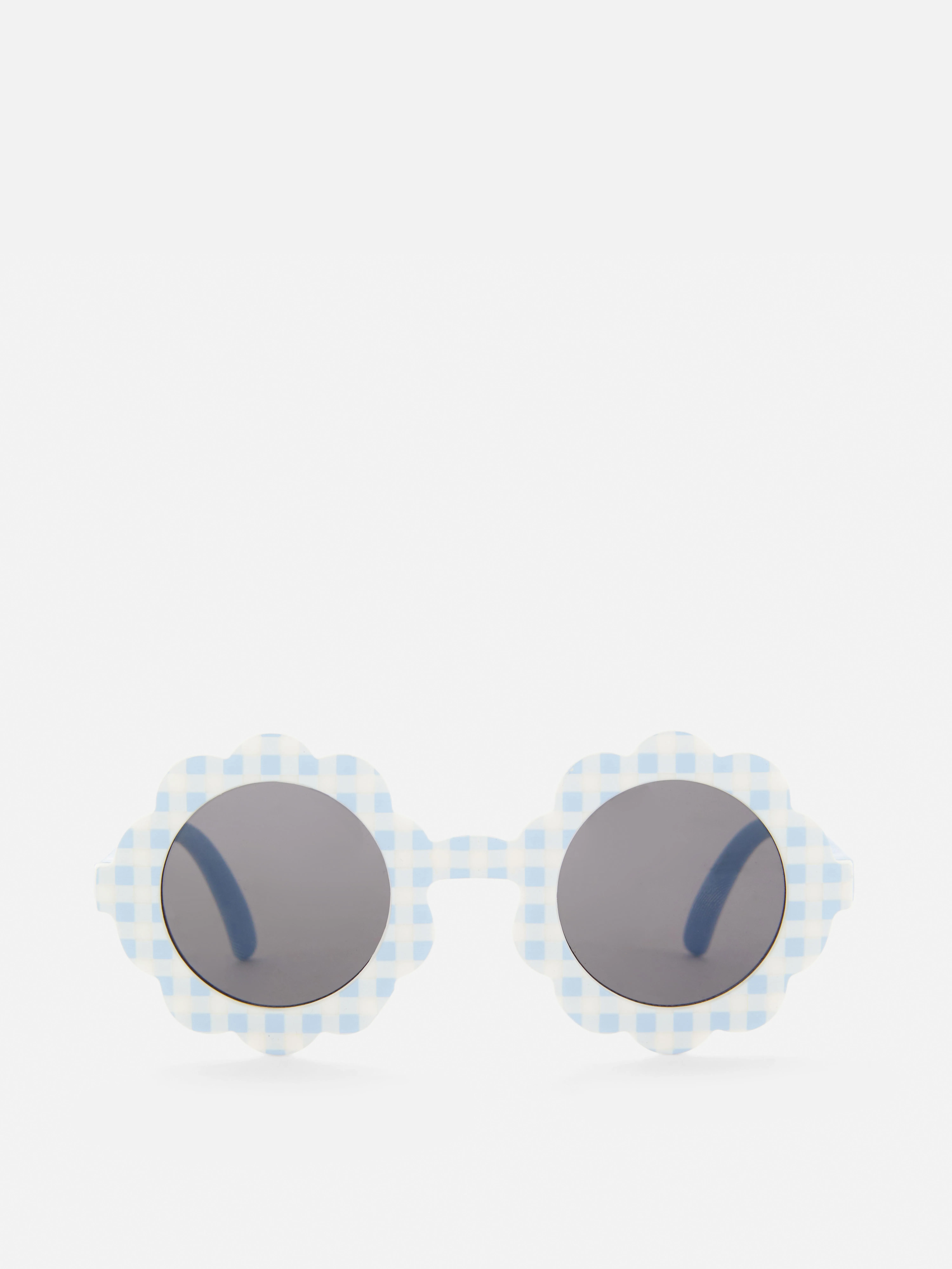 Gafas de sol redondas con montura en forma de flor
