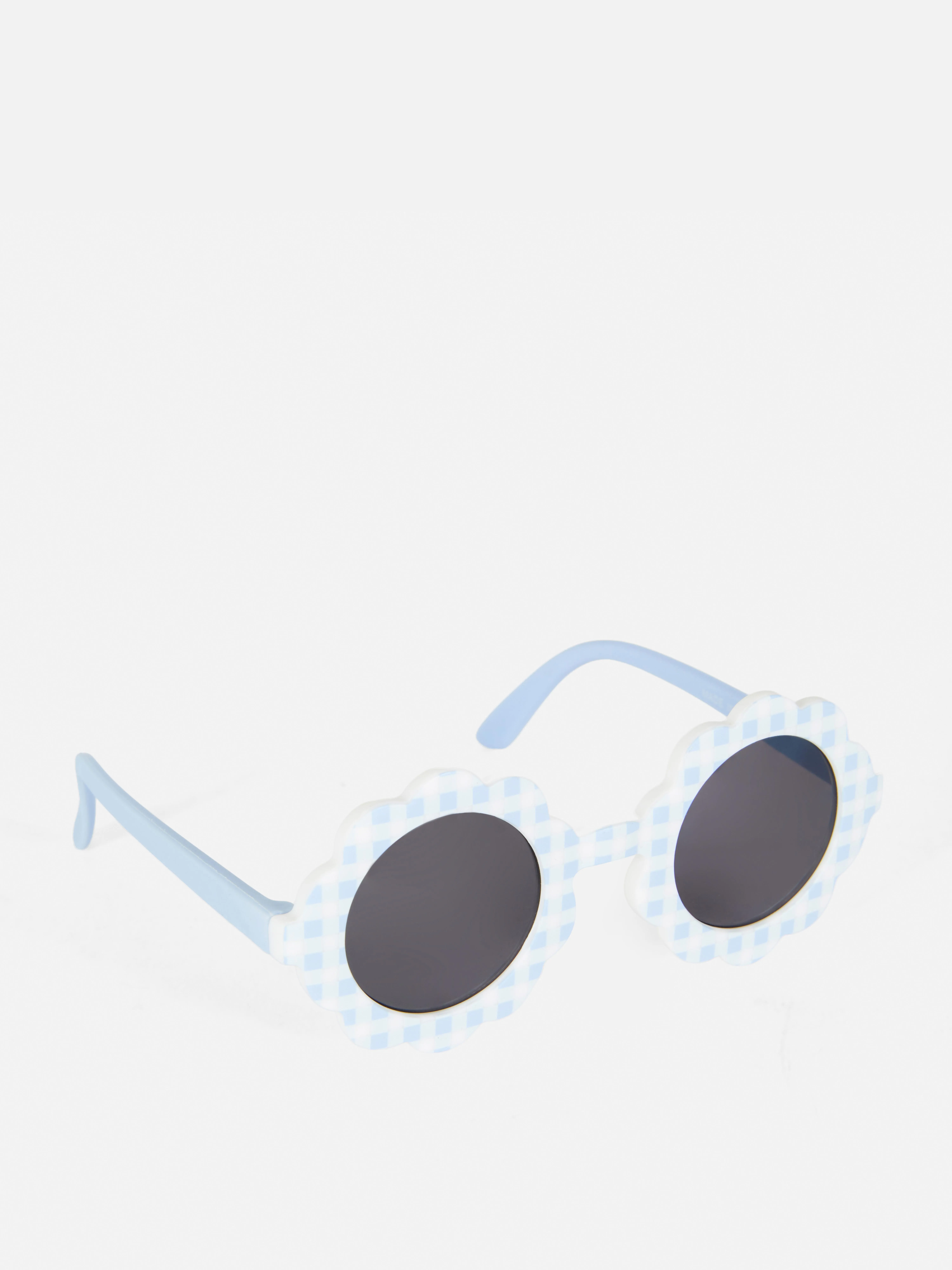 Gafas de sol redondas con montura en forma de flor