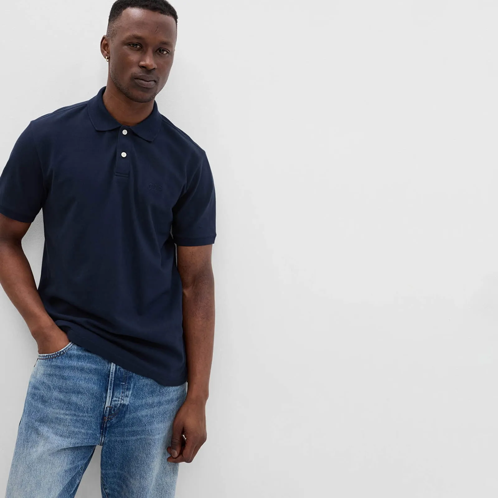 GAP TSHIRT LOGO POLO TAPESTRY NAVY S