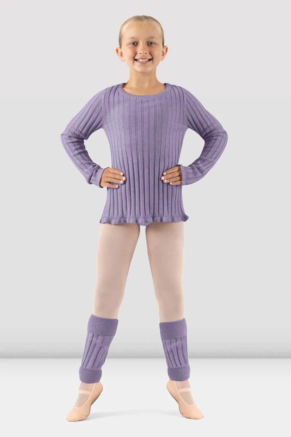 Girls Rose Twist Back Sweater