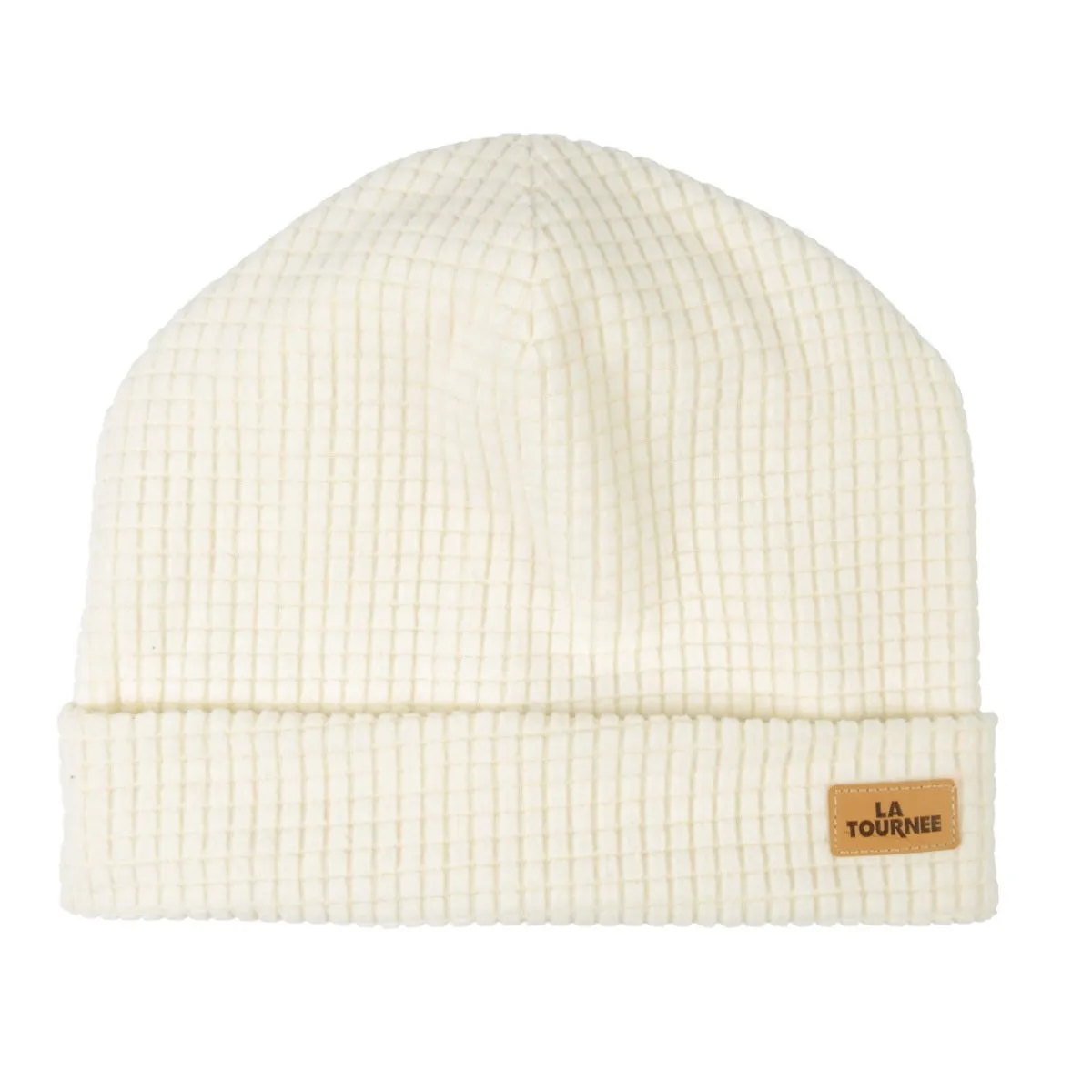 Gorro Outdoor Unisex La Tournee Banie Waffle Blanco