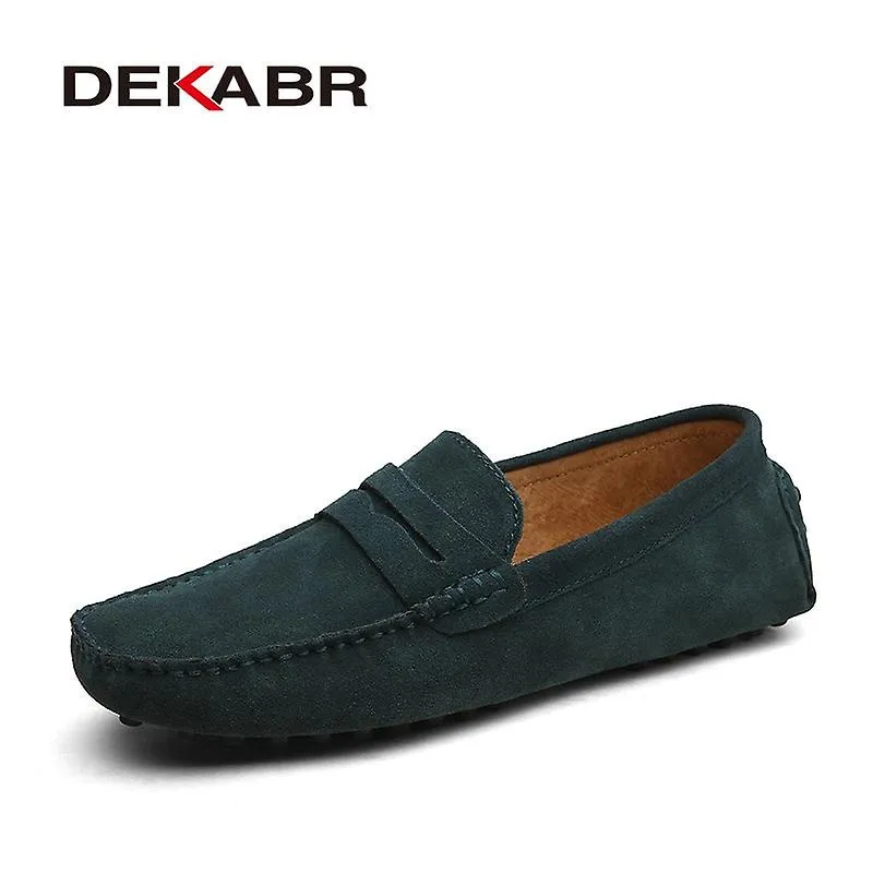 Gran tamaño 50 hombres mocasines suaves mocasines de alta calidad primavera otoño zapatos de cuero genuino hombres cálidos zapat