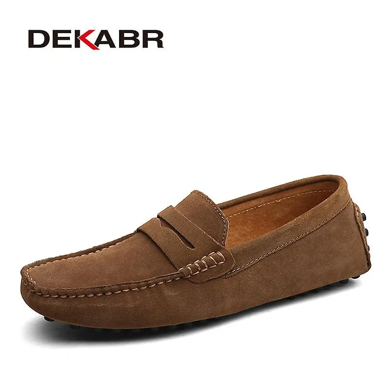 Gran tamaño 50 hombres mocasines suaves mocasines de alta calidad primavera otoño zapatos de cuero genuino hombres cálidos zapat