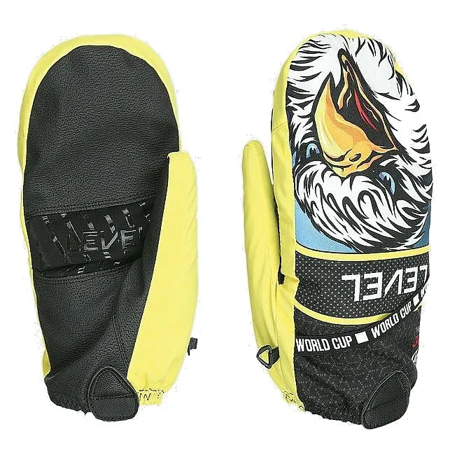 GUANTES LEVEL THERMO PLUS 3000 MITT  YELLOW/BLUE