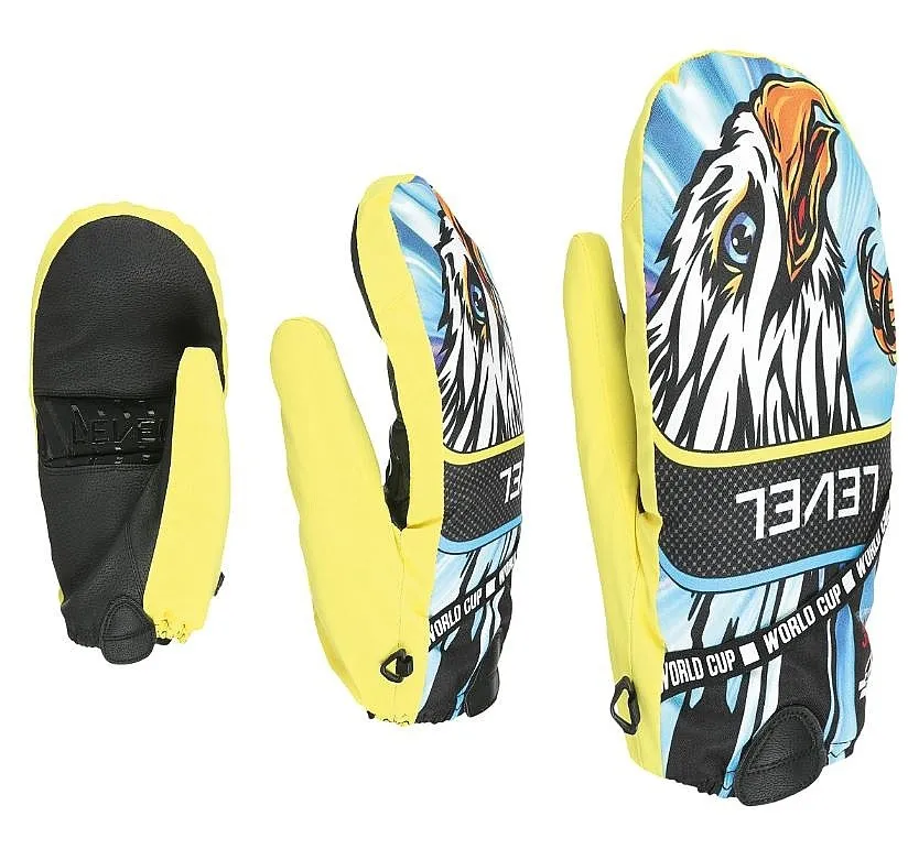 GUANTES LEVEL THERMO PLUS 3000 MITT  YELLOW/BLUE