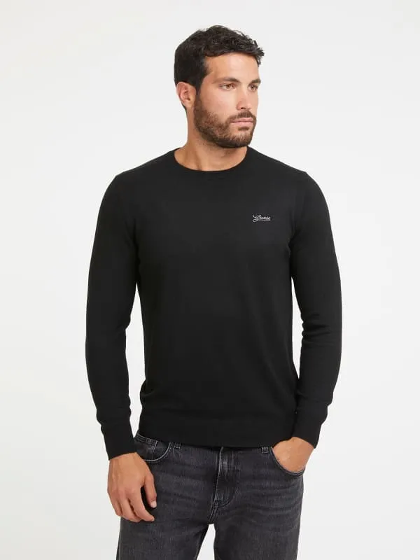 GUESS Neck Silk Blend Sweater