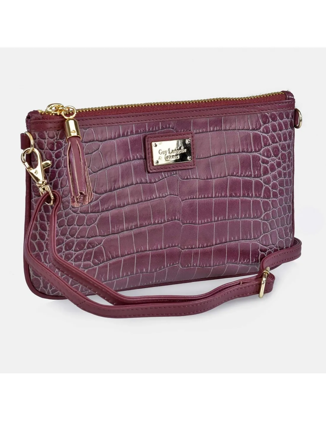 GUY LAROCHE Monedero billetero y bolso de mano para mujer en símil piel con estuche de regalo