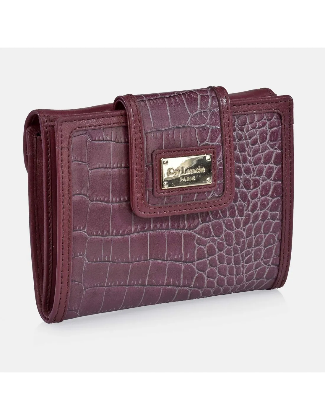 GUY LAROCHE Monedero billetero y bolso de mano para mujer en símil piel con estuche de regalo