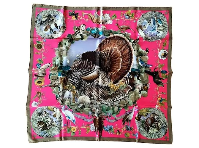 Hermès "Fauna y Flora de Texas" Multicolor 