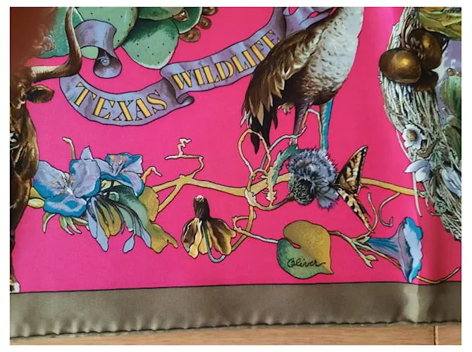Hermès "Fauna y Flora de Texas" Multicolor 